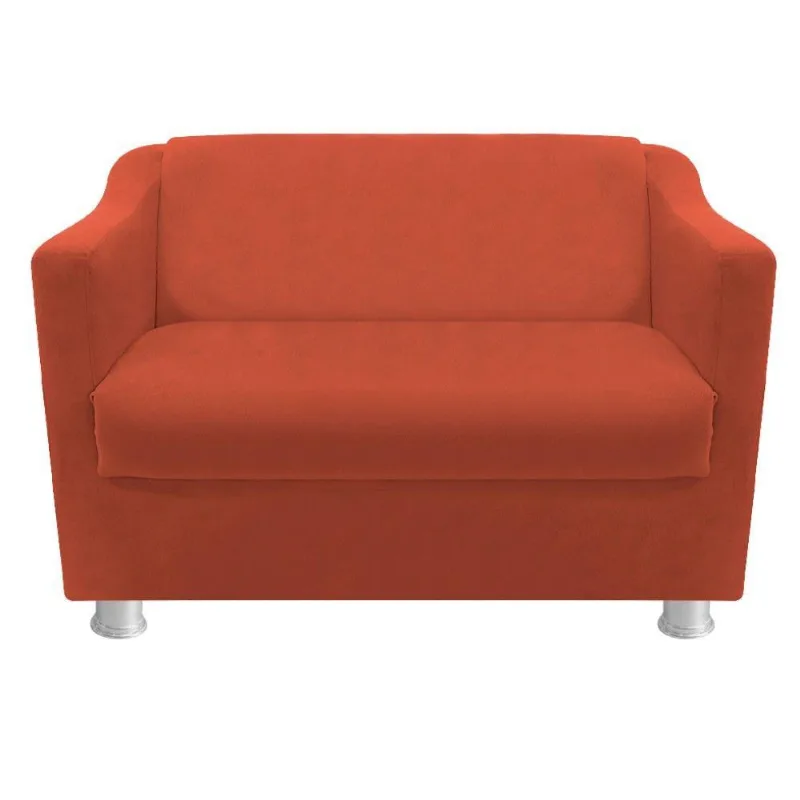 Namoradeira Tilla Suede Terracota Adj Decor
