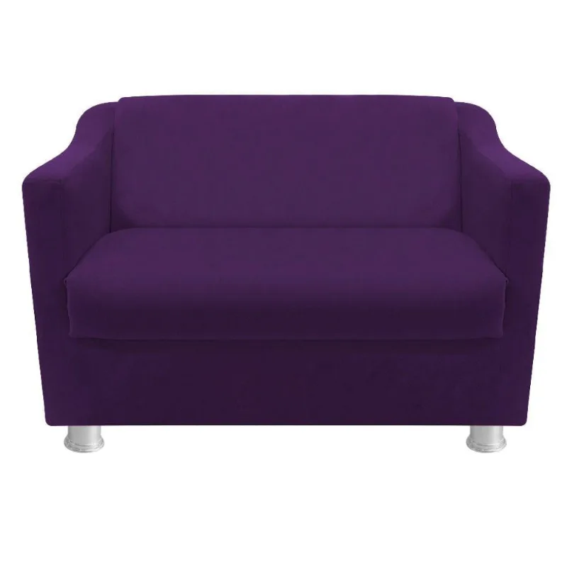 Namoradeira Tilla Suede Roxo Adj Decor