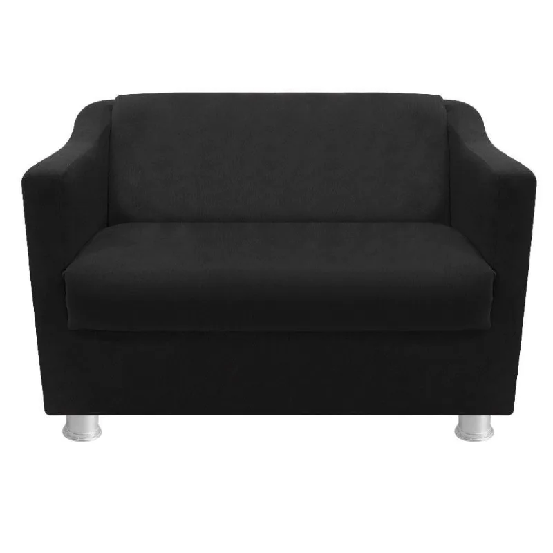 Namoradeira Tilla Suede Preto Adj Decor