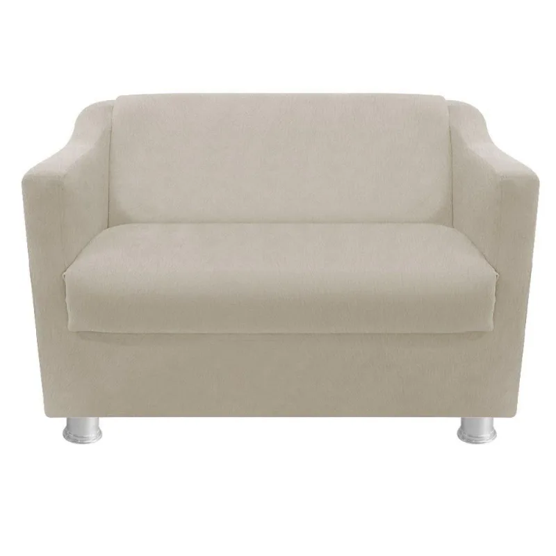 Namoradeira Tilla Suede Bege Adj Decor