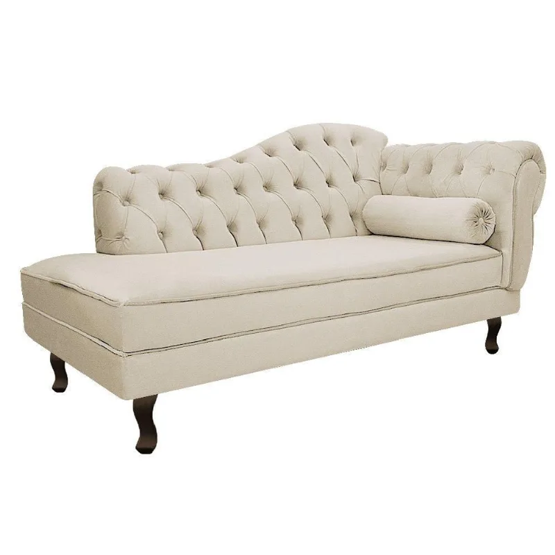 Recamier Diana 140cm Lado Esquerdo Corano Bege