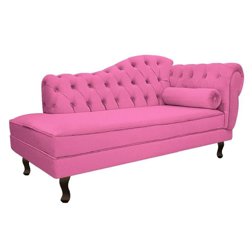 Recamier Diana 185cm Lado Esquerdo Corano Pink