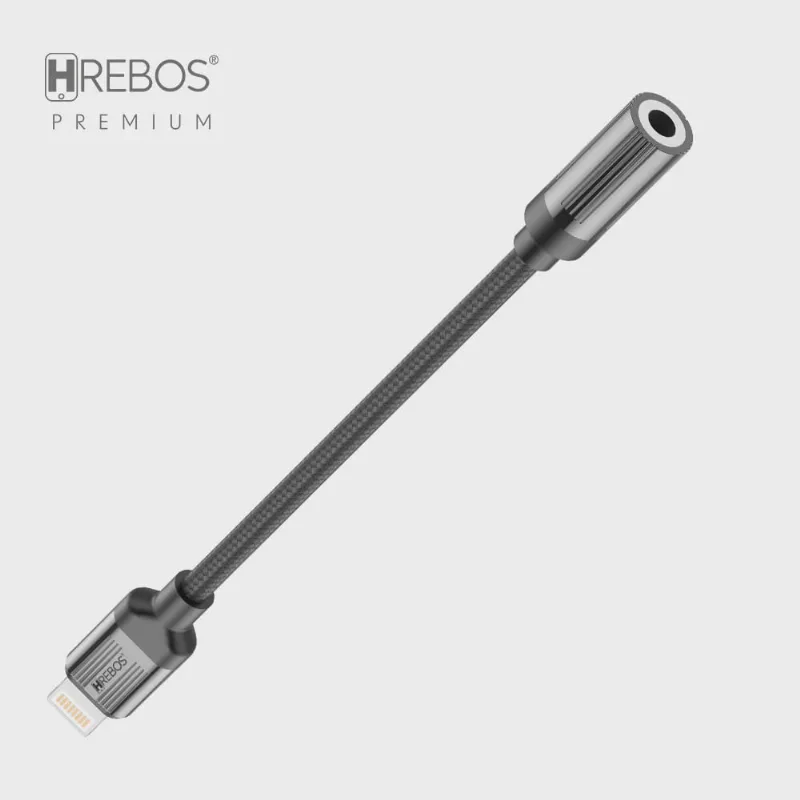 Adaptador de Áudio P3 Fêmea Compatível com Iphone Hrebos AD-201