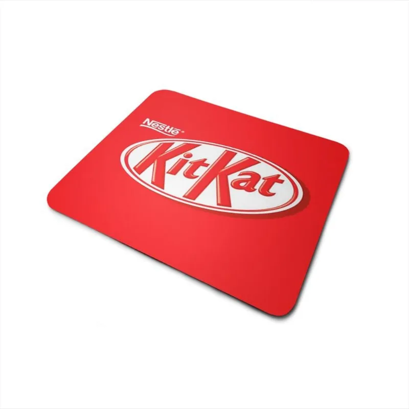 Mouse Pad Antiderrapante Kit Kat Vermelho