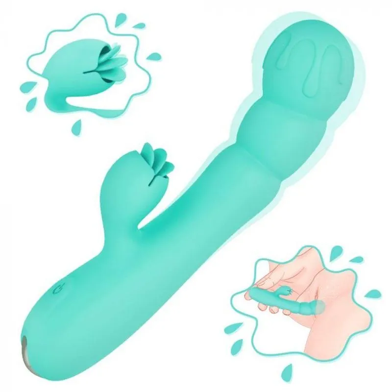 Vibrador Recarregável Ponto G 9 Modos De Vibração Frozen - Lovetoys - Azul