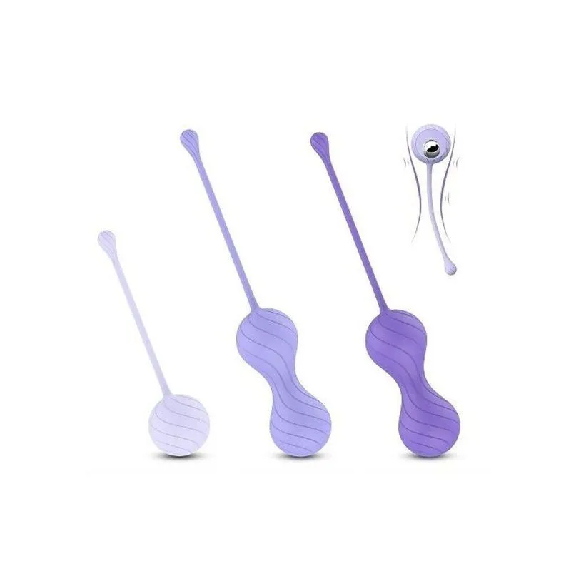 Kit De Pompoarismo Com 3 Bolas Alice - Lovetoys - Roxo