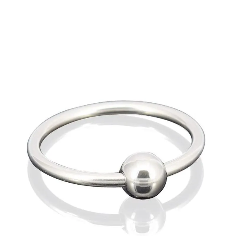 Argola De Metal Para Pênis Com Esferas Massageadoras - Metal Penis Cock Ring