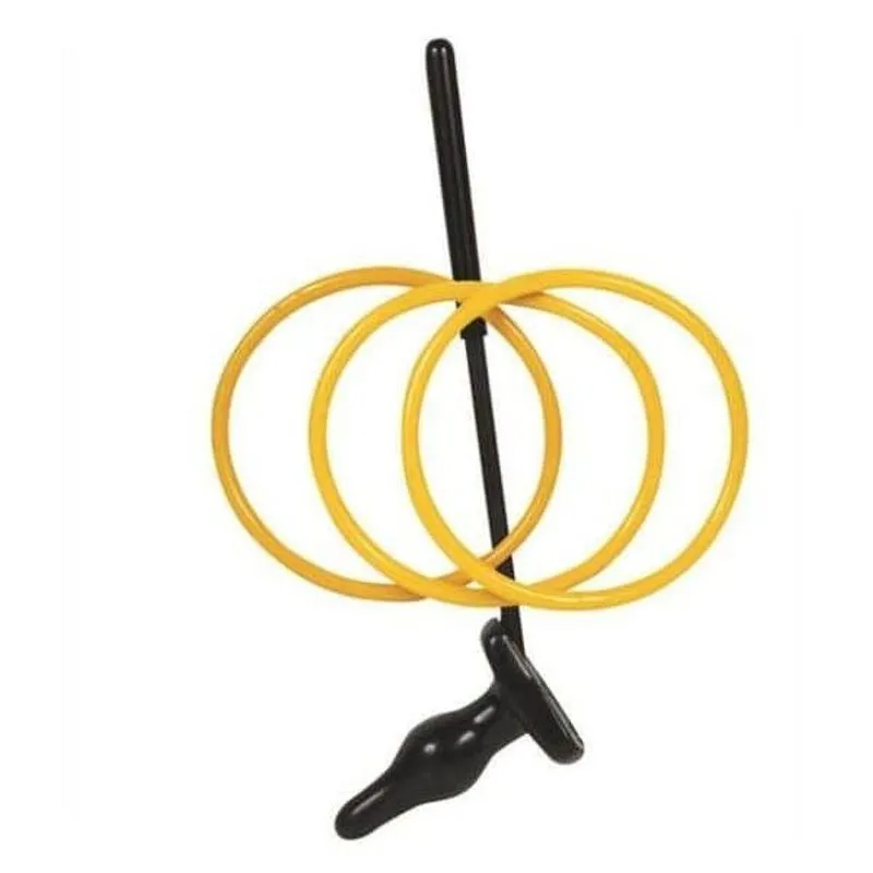 Plug Anal Com Jogo De Argolas - Manbound - Preto