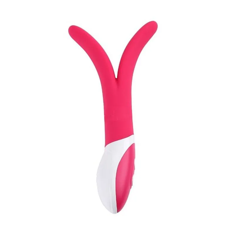 Vibrador Silicone Ponta Dupla Com 9 Intensidades - Alien