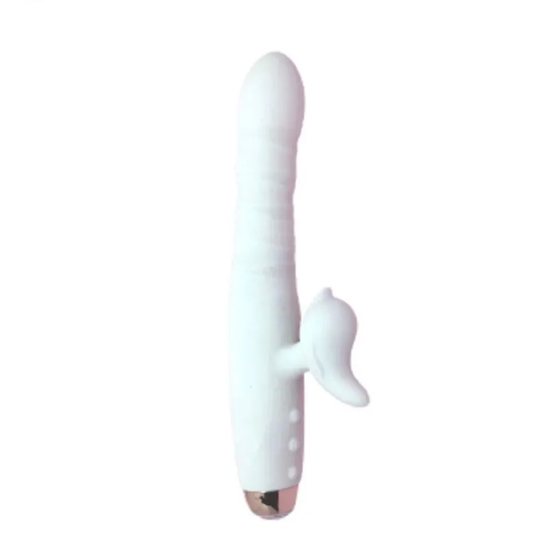 Vibrador Rotativo Com Estimulador Coleção Innocence Lovetoys - Branco