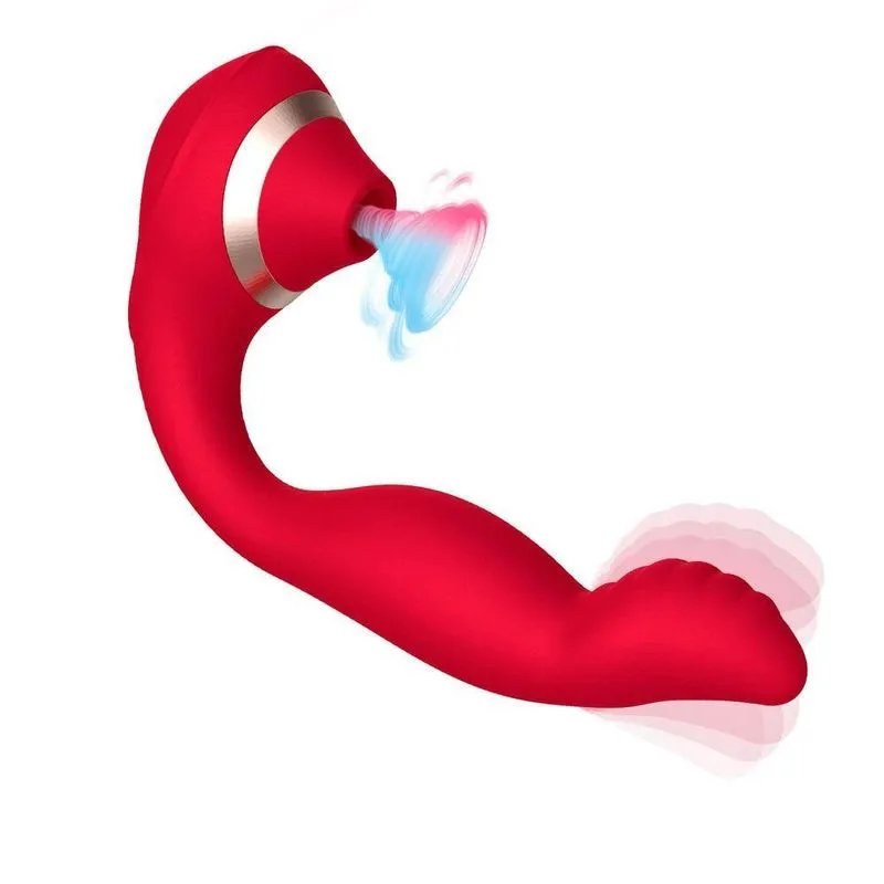 Vibrador Sugador Clitoriano - Coleção Lamour Lovetoys - Cor: Vermelho