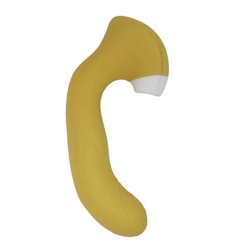 Vibrador E Estimulador Clitoriano Mateo - Tentare - Cor: Amarelo