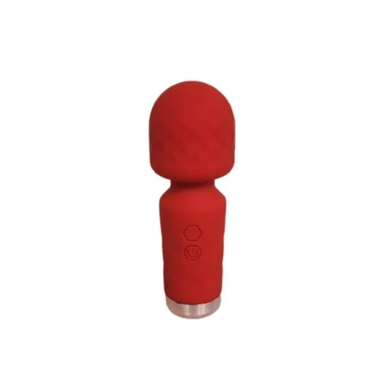 Mini Vibrador Varinha Mágica 10 Vibrações Nivy - Lovetoys - Cor: Vermelho