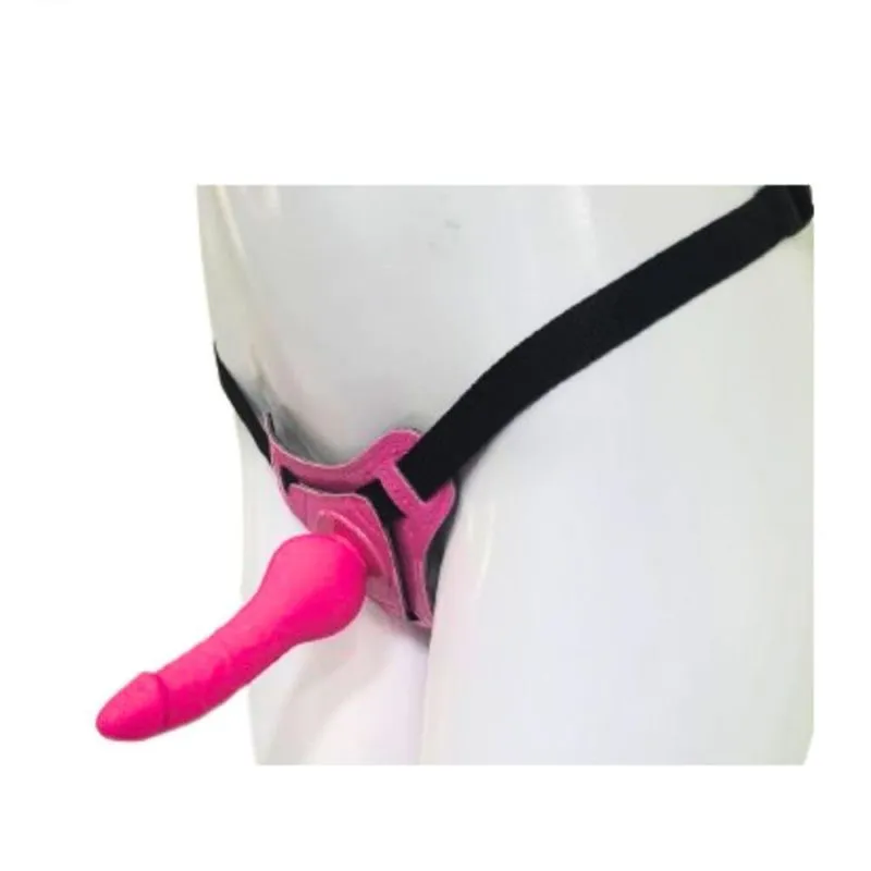 Cinta Peniana Ajustável Com Prótese 15x3cm - Lovetoys - Cor: Pink