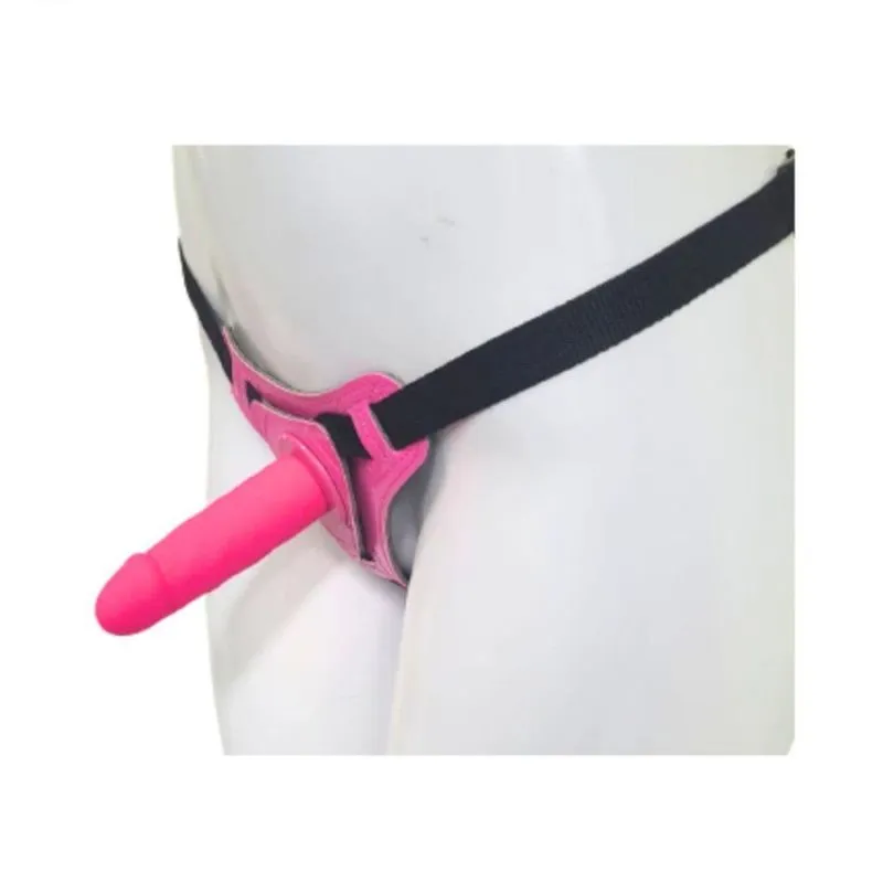 Cinta Peniana Ajustável Com Prótese 11x3cm - Lovetoys - Cor: Pink