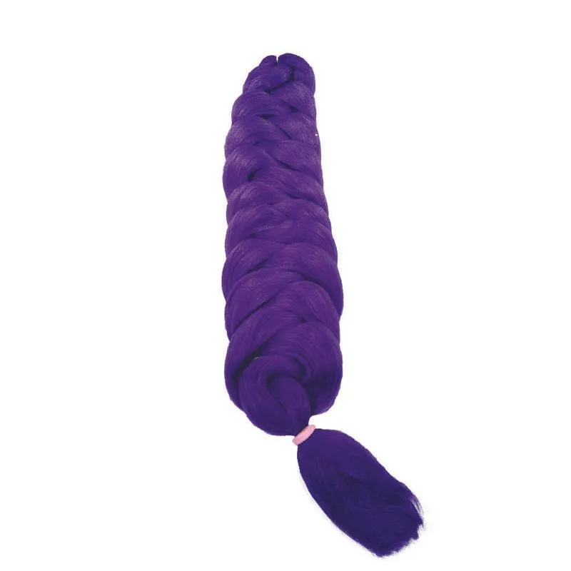 Cabelos Ultra Jumbo 165g 104cm Fibra Orgânica Tranças Box