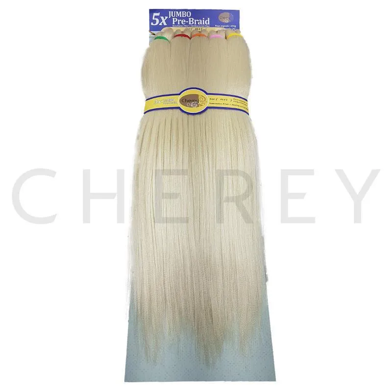 Aplique Cabelos Jumbo Pré Braid Fibra Sintética 450g Tranças