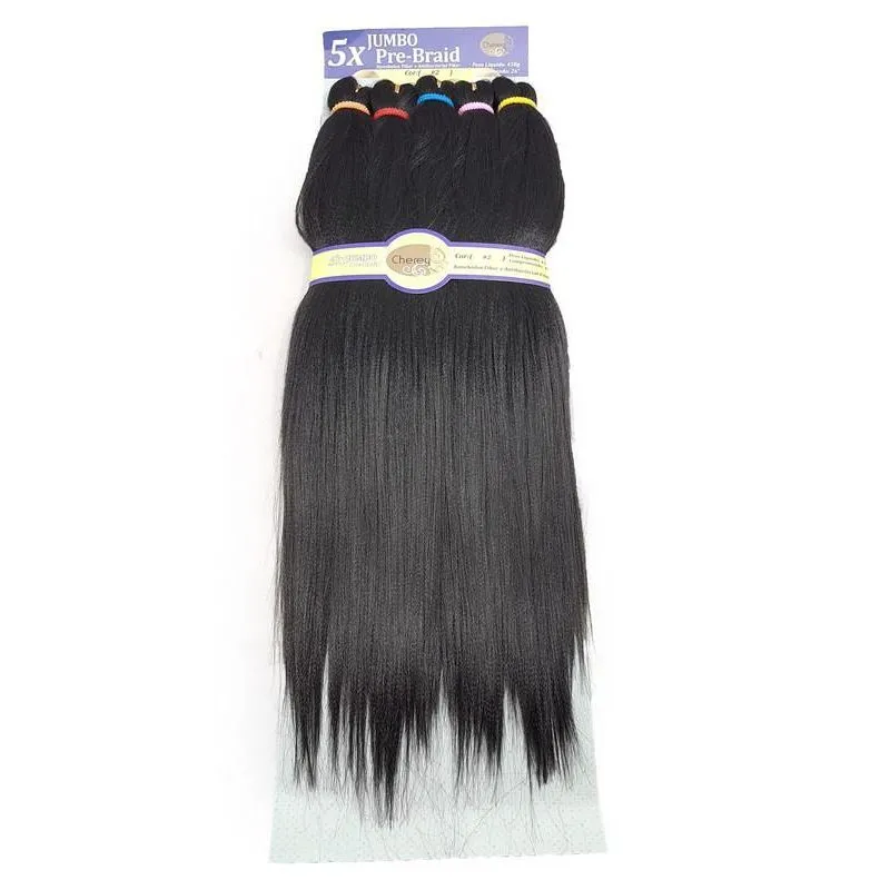 Pré Braid 5x Jumbo Kanekalon 450 Gramas 65 Cm