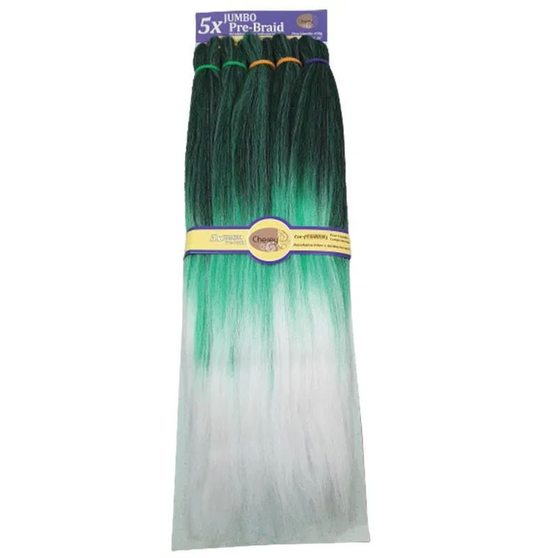 Aplique Cabelos Jumbo Pré Braid Fibra Sintética 450g Tranças