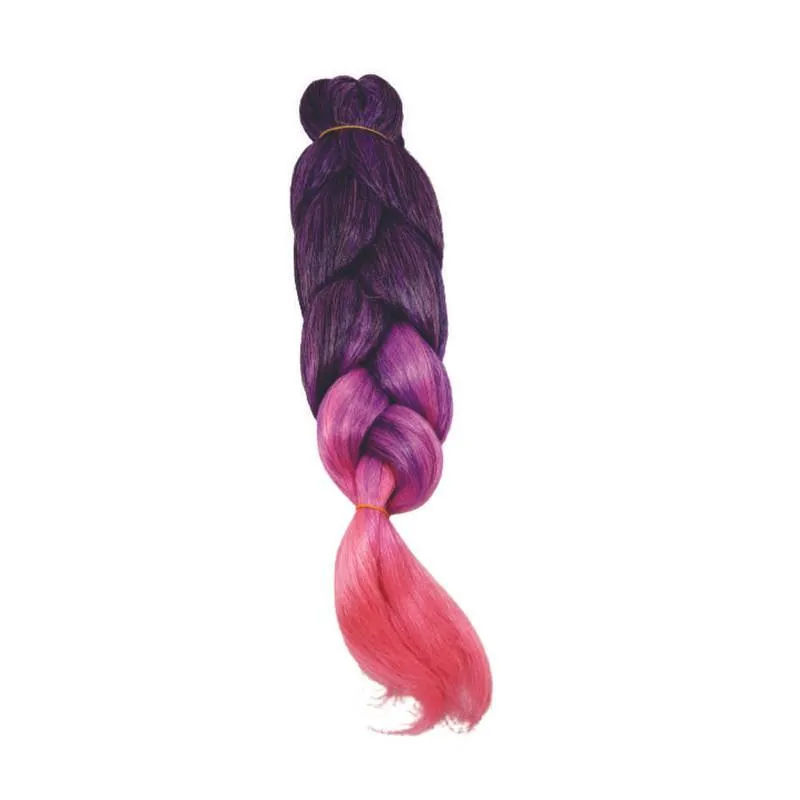 Cabelo Super Jumbão Cherey Fibra Sintética 390g Trança Box