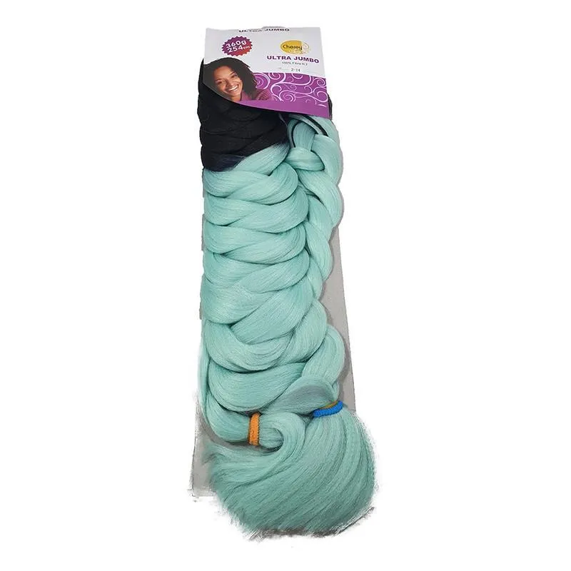 Cabelo Ultra Jumbo 360g 125cm Fibra Organica 2-14