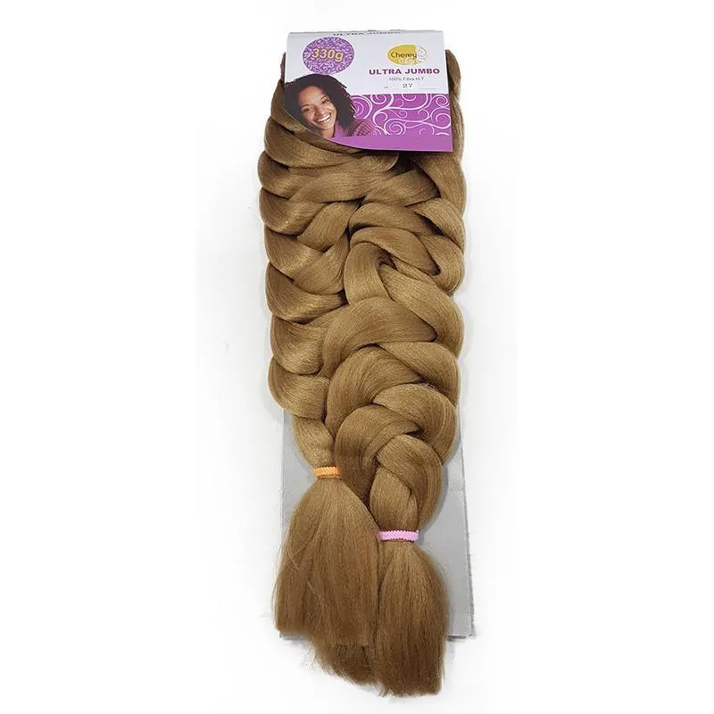 Cabelos Ultra Jumbo 330g Fibra Orgânica Tranças Box Braids