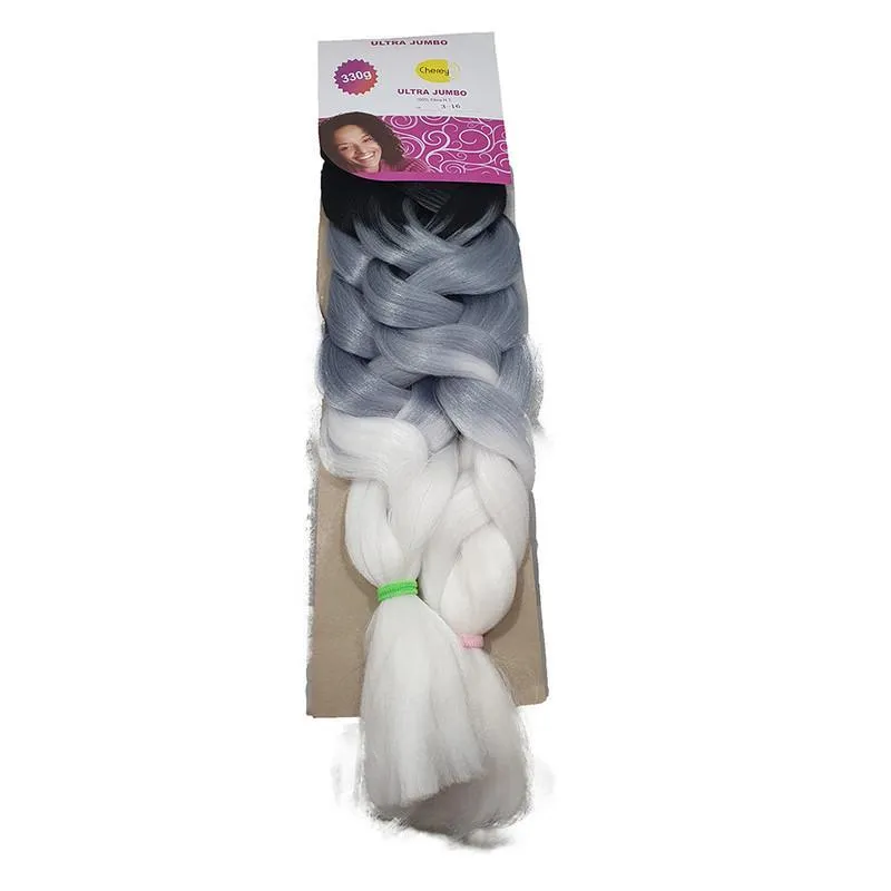 Cabelos Ultra Jumbo 330g Fibra Orgânica Tranças Box Braids