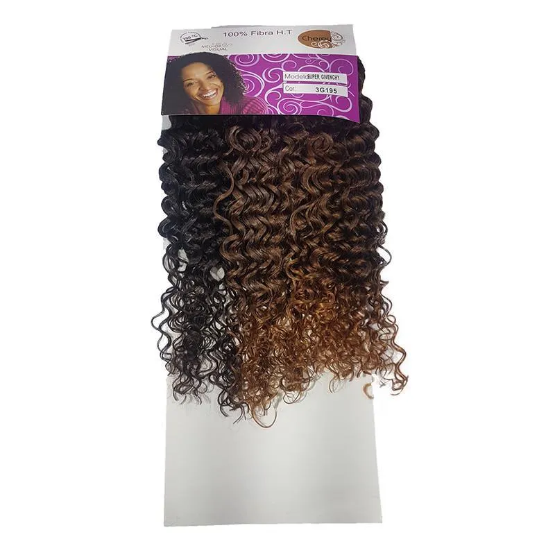 Aplique Cabelo Super Givenchy Fibra Orgânica 120g Crochet