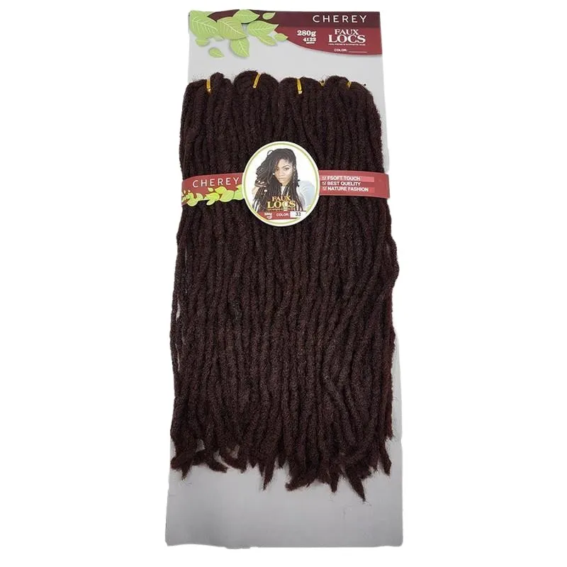 Cabelo Faux Locs Cherey Fibra Sintética 280g
