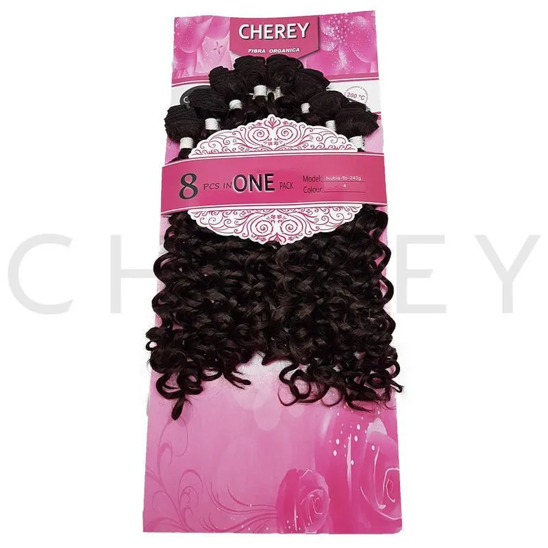 Aplique De Cabelo Nubia Fibra Orgânica 240g Para Entrelace