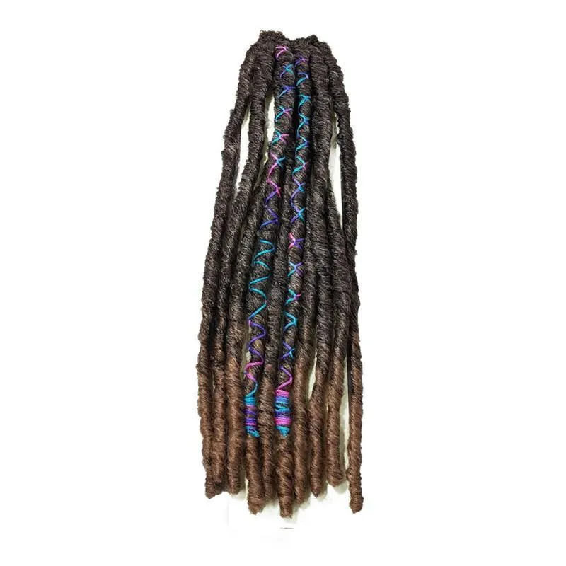 Aplique Para Cabelos Faux Locks Cro Virgin Fibra Sintética