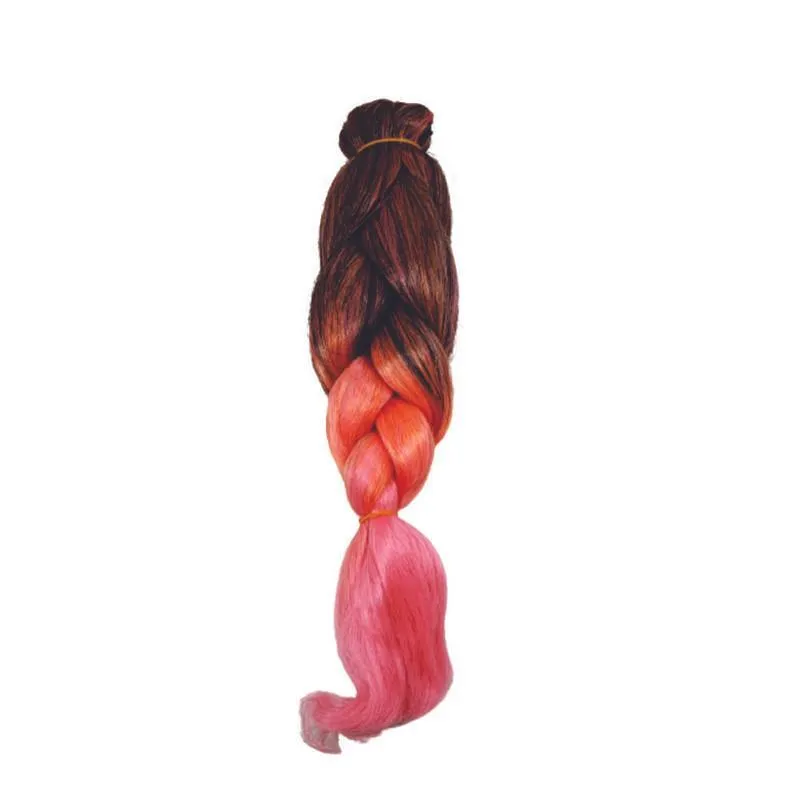 Cabelo Super Jumbão Cherey Fibra Sintética 390g Trança Box
