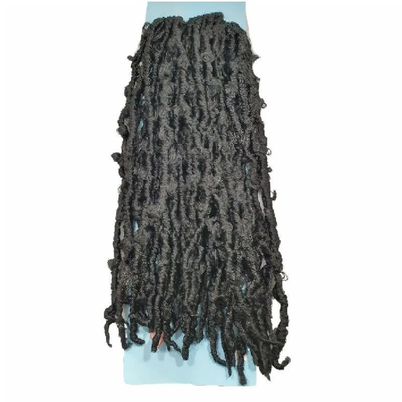 Aplique Cabelo Butterfly Locs Fibra Sintética Crochet Braid