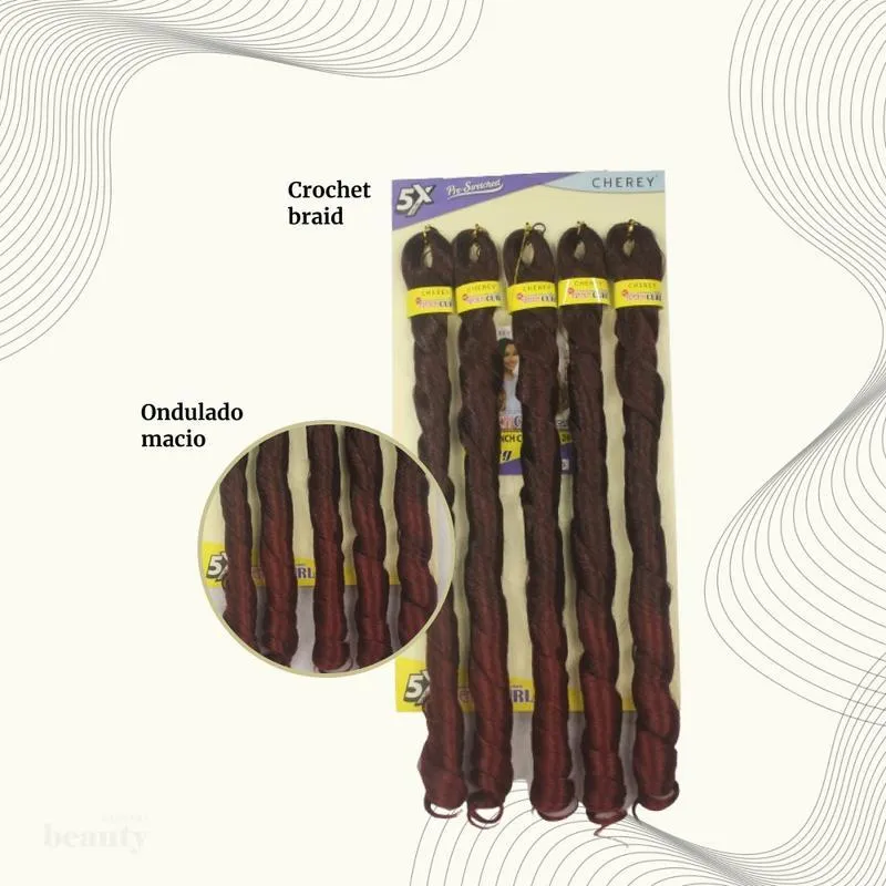 Cabelo Para Trança French Curl 400 G Braid Cherey