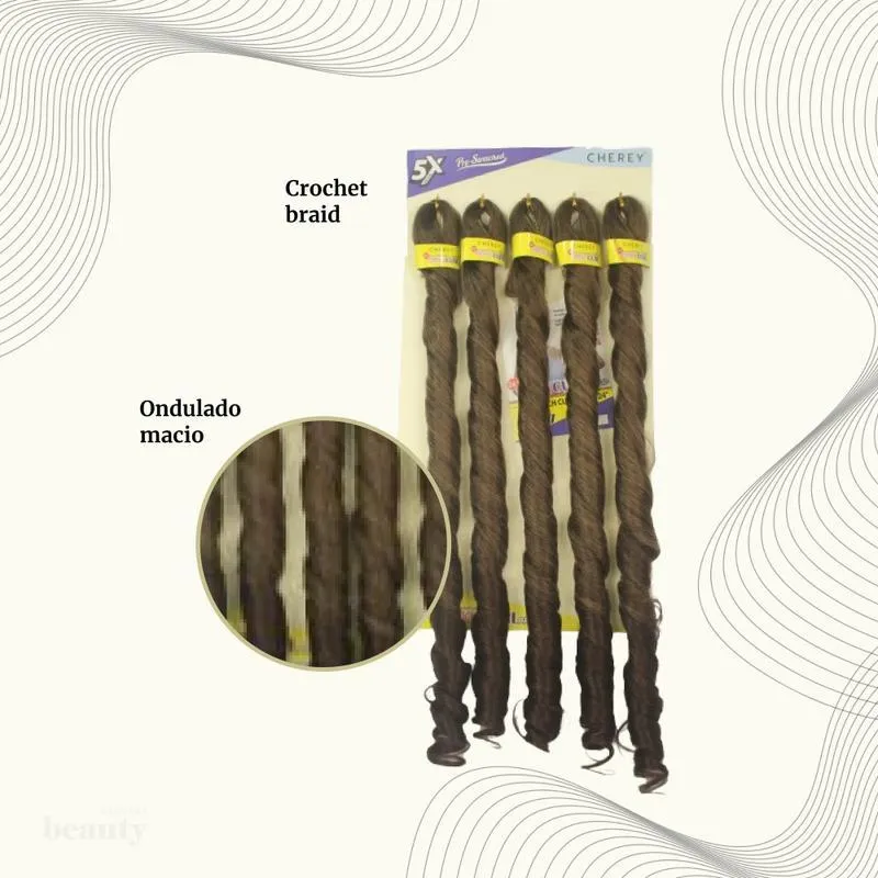 Cabelo Para Trança French Curl 400 G Braid Cherey