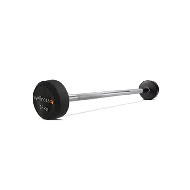 Barra Reta Emborrachada Deluxe 1,20M De 38Kg - WK131 WK131