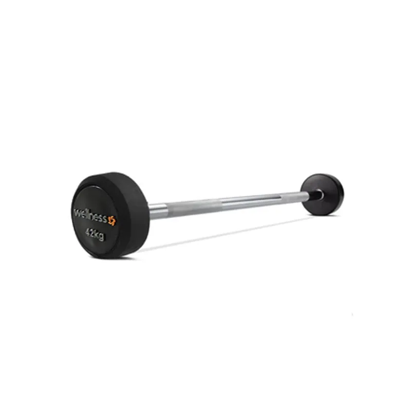 Barra Reta Emborrachada Deluxe 1,20 M De 42,00 Kg - WK132 WK132