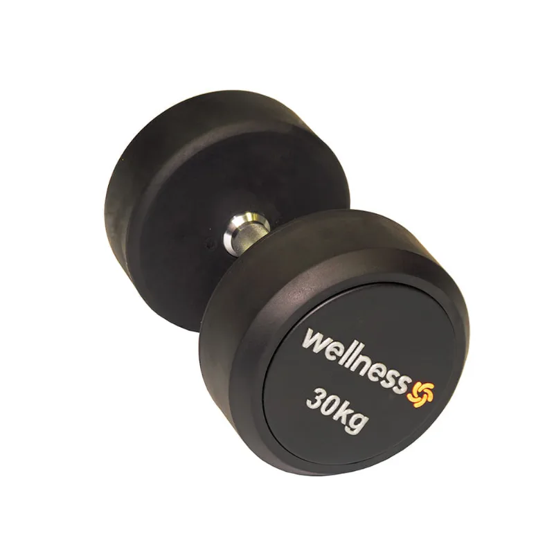 Dumbell Emborrachado Deluxe 30,00 Kg Wellness - WK125 WK125