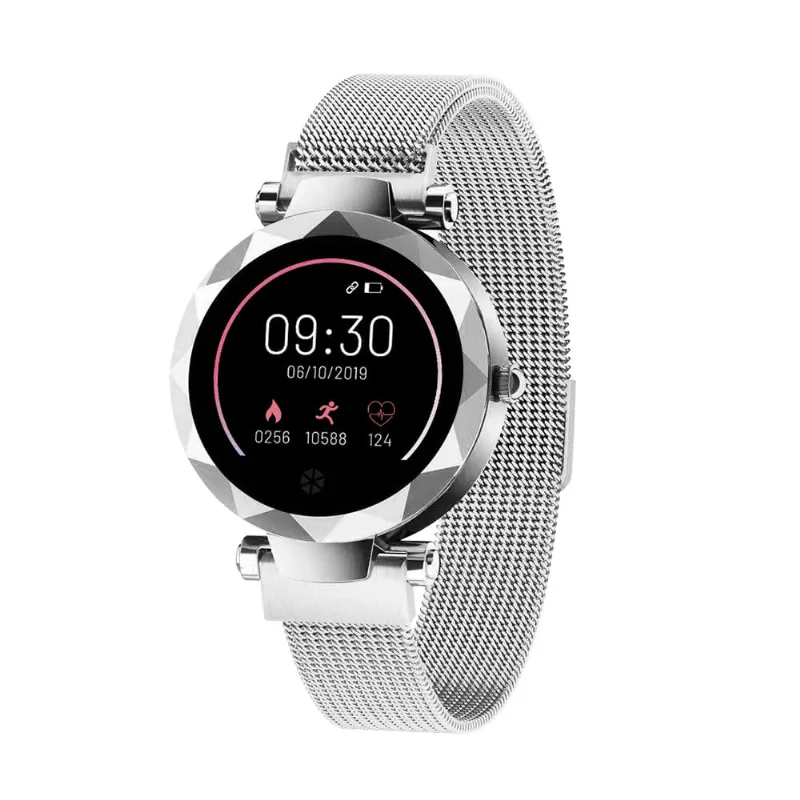 Smartwatch Paris Prata Hr Leitura De Mensagem A Prova D'água IP67 - ES384 ES384