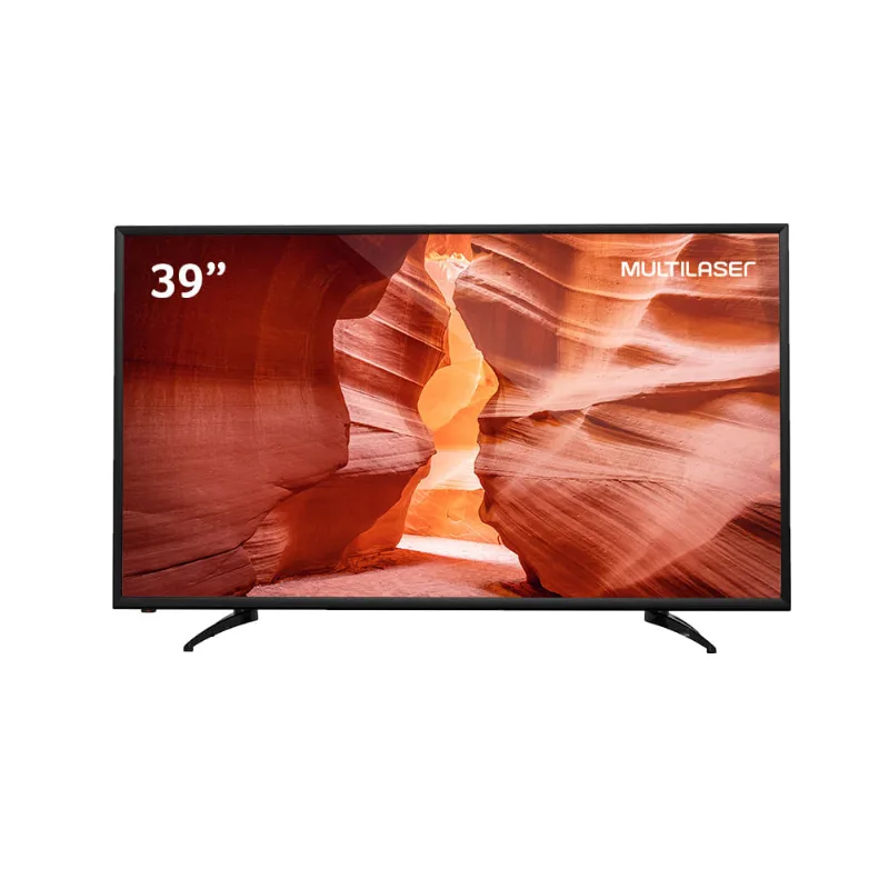 Tela 39 Pol. HD Sem Conversor Digital Entradas Hdmi + Usb + Av Multilaser - TL033 TL033