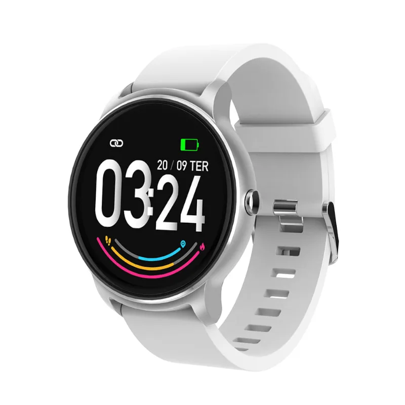 Smartwatch Viena Prata Ble 5.0 Hr Leitura de Msg a Prova D'água IP68 - ES385 ES385