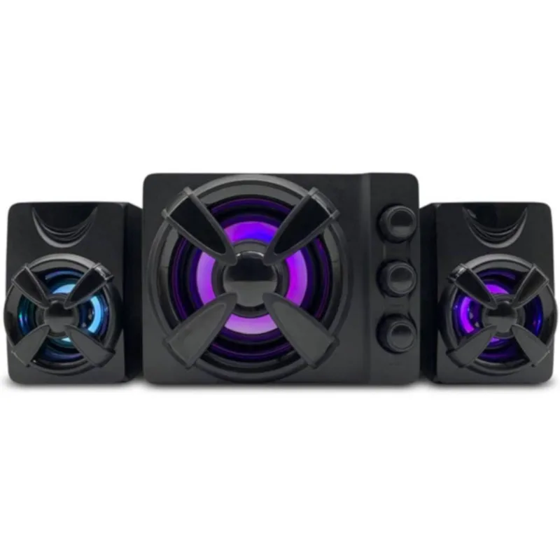 Caixa De Som 2.1 Gamer 30W Rms Rgb Sp952