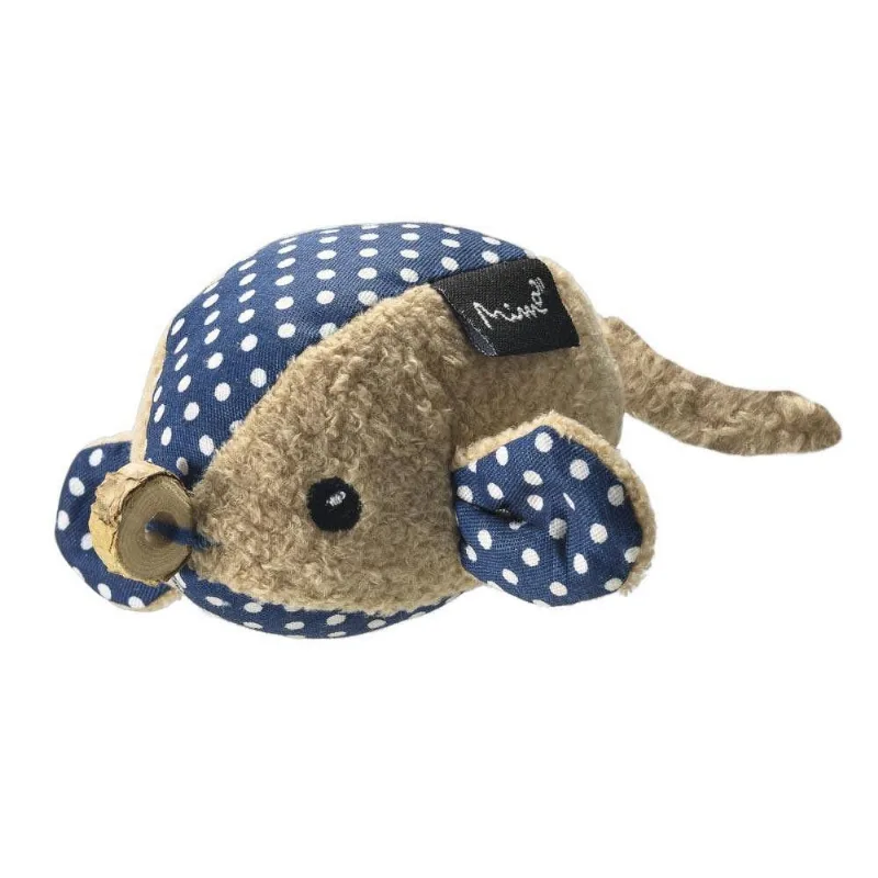Brinquedo Para Pet Ratinho Patterns Poa Mimo Conceito Bege