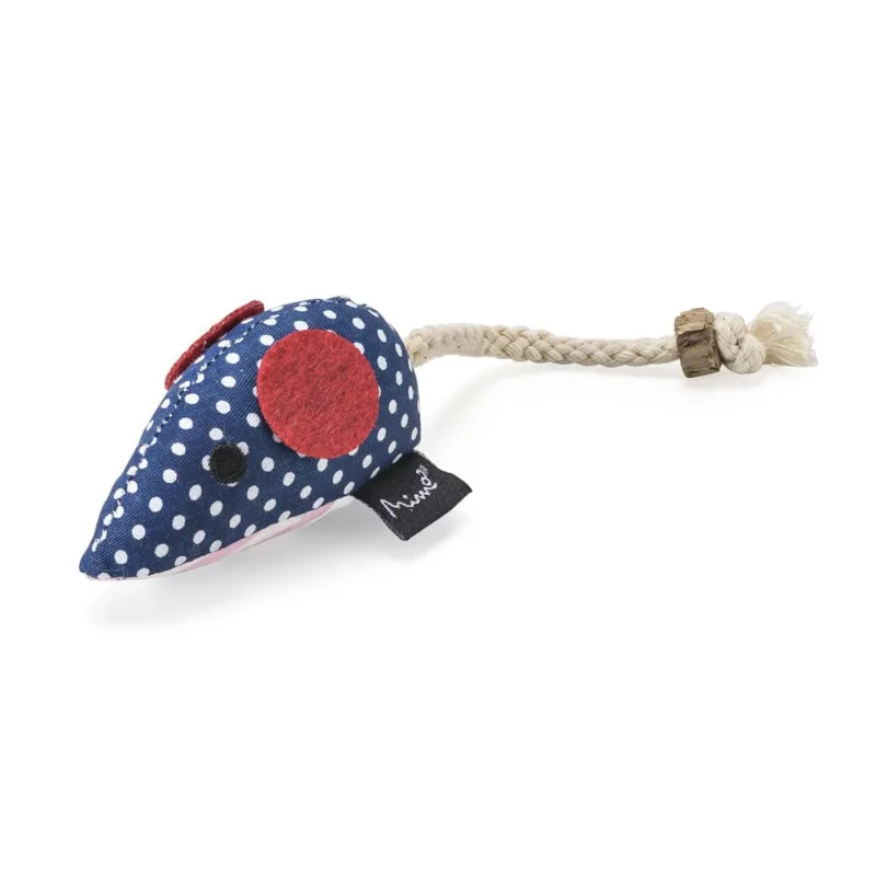 Brinquedo De Pelúcia Para Gatos Ratinho Deco Azul Mimo - PP240 PP240