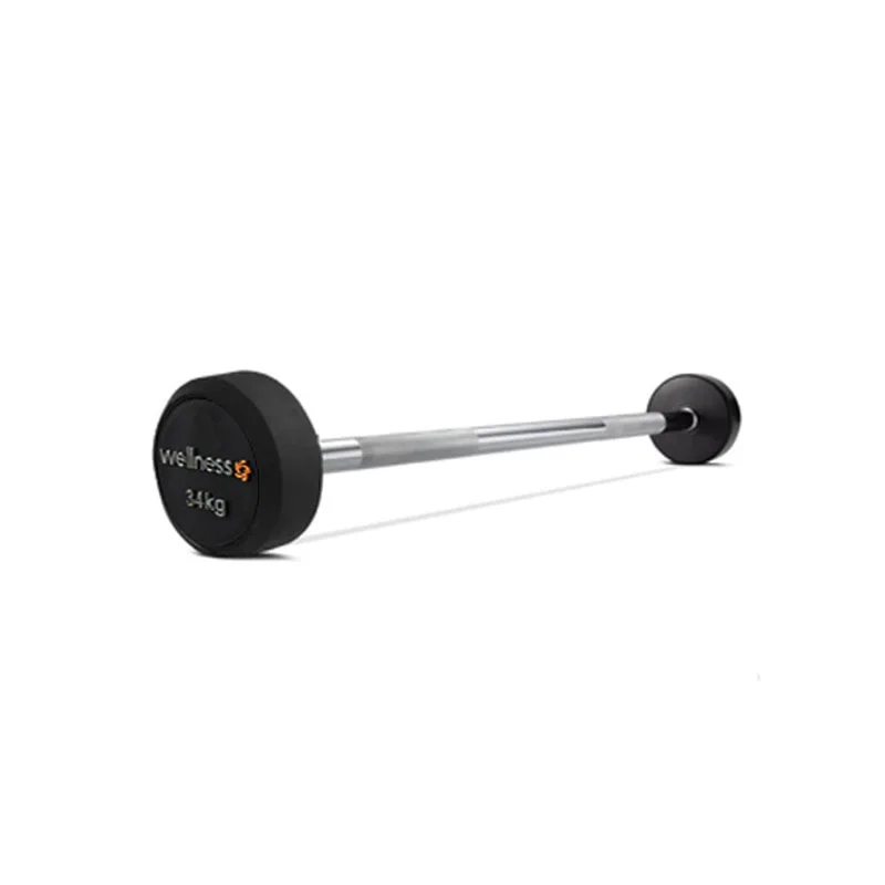 Barra Reta Emborrachada Deluxe 1,20 M De 34,00 Kg – WK148 WK148