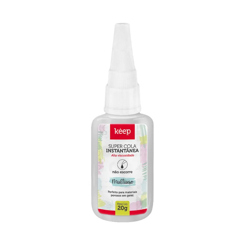 Cola Instantânea Multiuso Alta Viscosidade 20g Keep - EI082 EI082