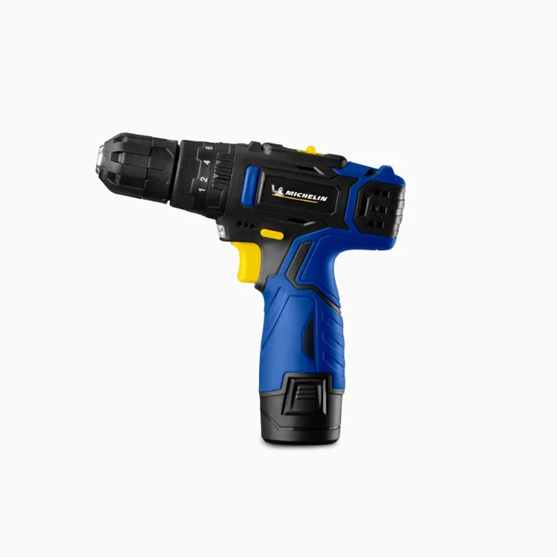 Parafusadeira e Furadeira C/ Impacto 12V 01 Bateria + Maleta Michelin - MI005 MI005