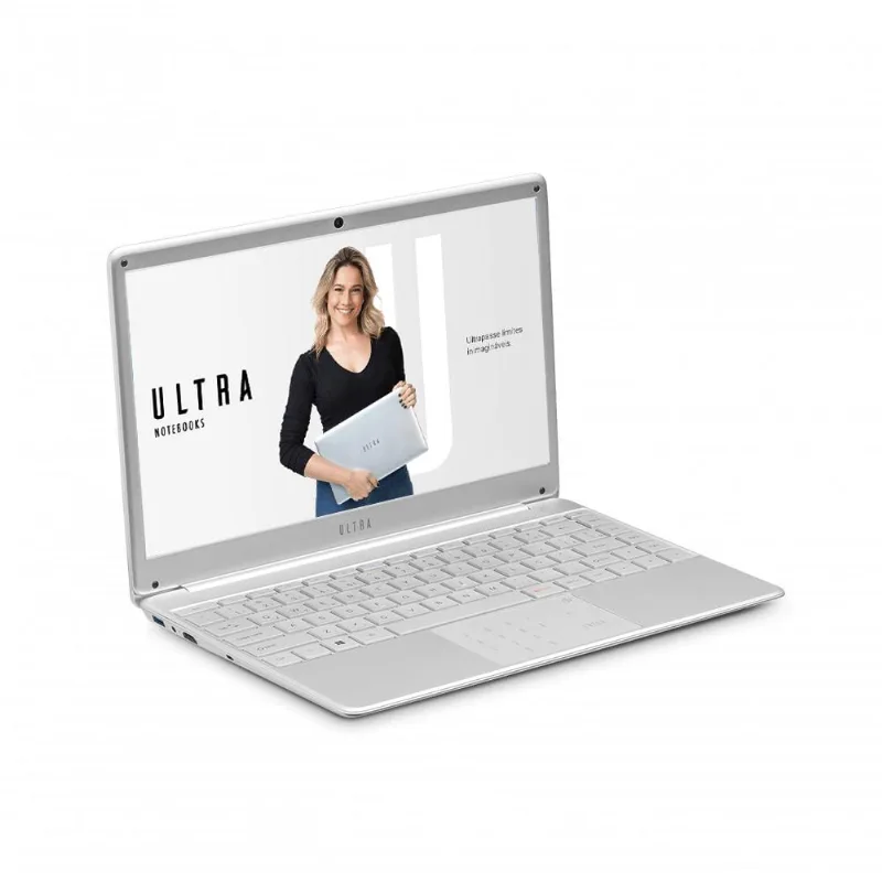 Notebook Ultra Windows 10 Home Intel I3 4gb Tela 14,1 Prata