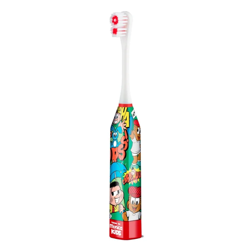 Escova Elétrica Sônica Infantil - Kids Health Pro Cebolinha Turma da Mônica - HC271 HC271