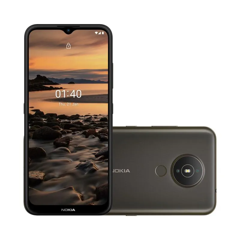 Smartphone Nokia 1.4 4G 64GB (32GB + 32GB) Tela HD+ 6.5 pol. Dual Chip 2GB RAM Câmera Dupla 13MP + Selfie 5MP Pronto para Android 11 - NK028 NK028